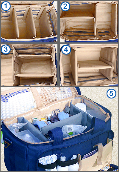 Съемные перегородки сумки скорой помощи Съемные перегородки сумки скорой помощи